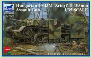 BRONCO CB 35036 - 1:35 Hungarian 40/43M Zrinyi II 105mm Assault Gun
