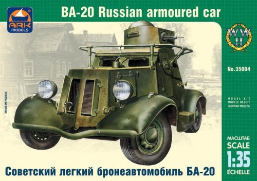 Przejdź do produktu ARK MODELS 35004 - 1:35 BA-20 Russian armoured car