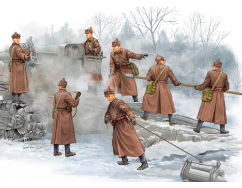 Przejdź do produktu TRUMPETER 00427 - 1:35 Soviet B-4 Artillery Crew