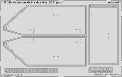 Przejdź do produktu EDUARD 36389 - 1:35 Centurion Mk.III side skirts