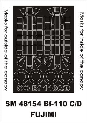 Przejdź do produktu MONTEX SM48154 - 1:48 Messerschmitt Bf-110 C