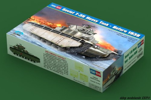 Przejdź do produktu HOBBY BOSS 83842 - 1:35 Soviet T-35 Heavy Tank - Before 1938