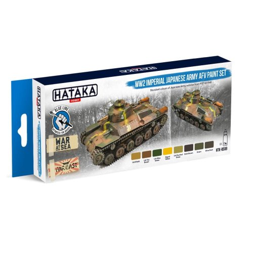 Przejdź do produktu HATAKA BS69 - Zestaw farb WW2 Imperial Japanese Army AFV