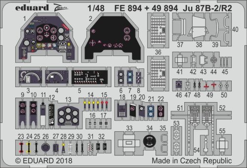 Przejdź do produktu EDUARD FE894 - 1:48 Ju 87B-2/R2