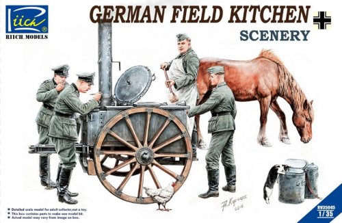 Przejdź do produktu RIICH MODELS 35045 - 1:35 German Field Kitchen w/ Soldiers