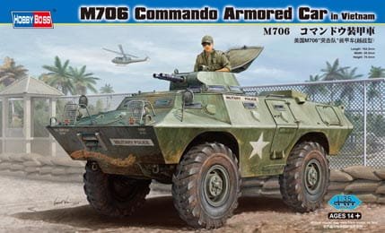 Przejdź do produktu HOBBY BOSS 82418 - 1:35 M706 Commando Armored Car in Vietnam