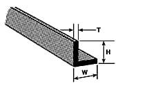 Przejdź do produktu PLASTRUCT 90003 - Kątownik 2,4 mm x 2,4 mm x 375 mm ( plastik ABS )