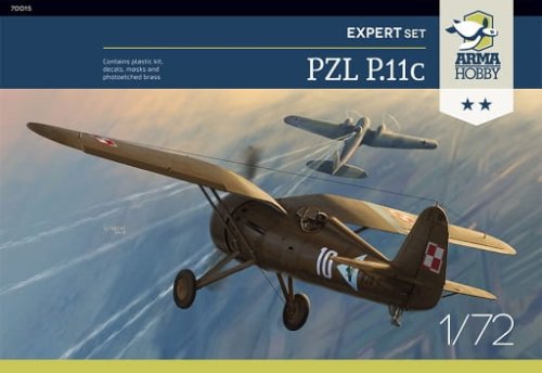 Przejdź do produktu ARMA HOBBY 70015 - 1:72 PZL P.11c - Expert Set