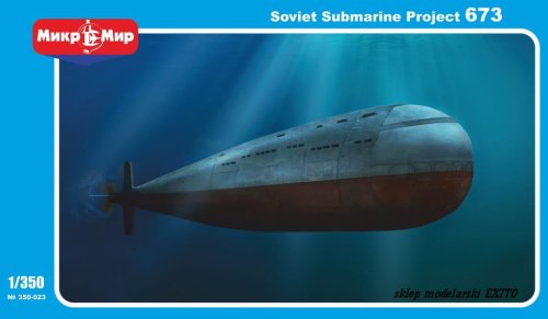 Przejdź do produktu MIKROMIR 350023 - 1:350 Soviet Submarine Project 673