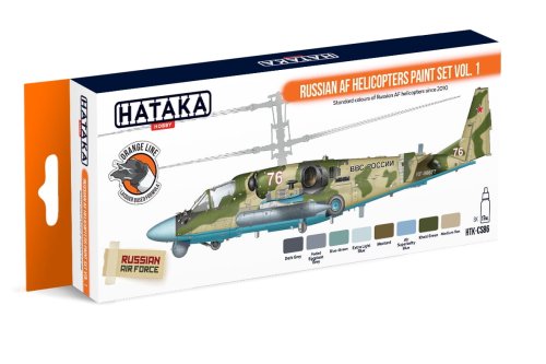 Przejdź do produktu HATAKA CS86 - Zestaw farb Russian AF Helicopters vol.1