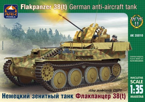 Przejdź do produktu ARK MODELS 35010 - 1:35 Flakpanzer 38(t) German anti-aircraft tank