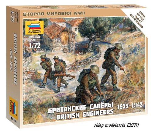 Przejdź do produktu ZVEZDA 6219 - 1:72 British Engineers 1939-1942