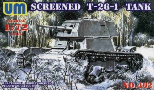 Przejdź do produktu UNIMODELS 402 - 1:72 T-26-1E with conical turret and add-on armor