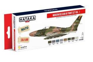 HATAKA AS59 - Zestaw farb Modern Belgian AF vol. 1
