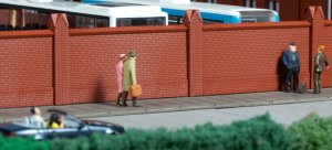 AUHAGEN 41623 H0 - Ogrodzenie mur