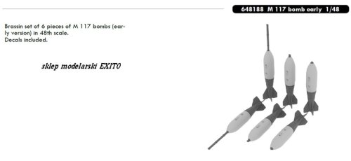 Przejdź do produktu EDUARD 648188 - 1:48 M 117 bomb early