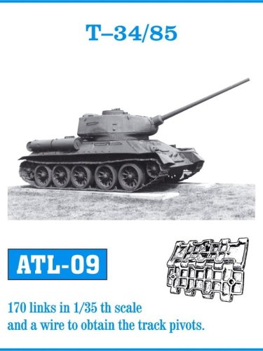 Przejdź do produktu Friulmodel ATL-009 - 1:35 Metalowe gąsienice T-34/85
