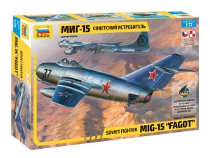 ZVEZDA 7317 - 1:72 MiG-15 Fagot - Soviet Fighter