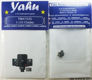 YAHU YMA7233 - 1:72 Polikarpov I-153 Chaika tablica przyrządów