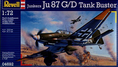 Przejdź do produktu REVELL 04692 - 1:72 Junkers Ju 87 G/D Tank Buster