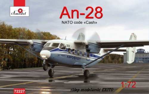 Przejdź do produktu AMODEL 72227 - 1:72 Antonov An-28 Nato code Cash