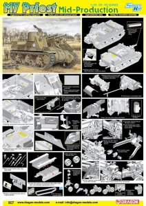 DRAGON 6637 - 1:35 M7 Priest Mid Production
