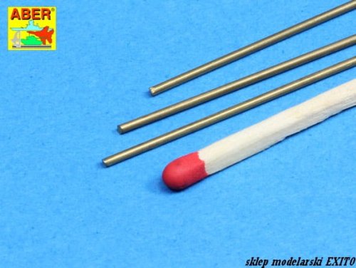 Przejdź do produktu ABER BR11 - Brass round rods 1,10 mm length 250 mm x 3 pcs.