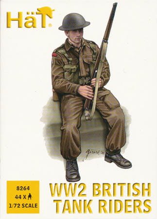 Przejdź do produktu HAT 8264 - 1:72 WW2 British Tank Riders