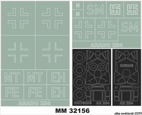 Przejdź do produktu MONTEX MM32156 - 1:32 Arado Ar-234B-2/B-2N