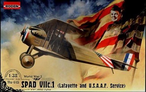 Przejdź do produktu RODEN 615 - 1:32. SPAD VII c.1 ( Lafayette and U.S.A.A.F. Service)