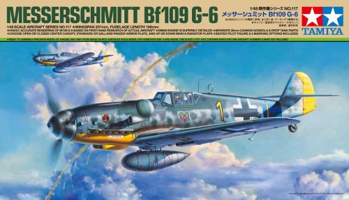 Przejdź do produktu TAMIYA 61117 - 1:48 Messerschmitt Bf109 G-6