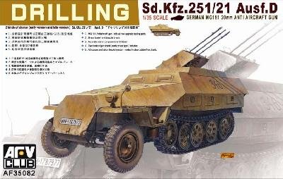 Przejdź do produktu AFV CLUB 35082 - 1:35 Sd.Kfz. 251/21 ausf.D Drilling