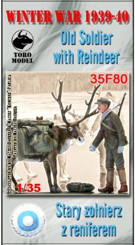 Przejdź do produktu TORO MODEL 35F80 - 1:35 Wojna Zimowa 1939-40 - Armia Fińska - Stary żołnierz z reniferem