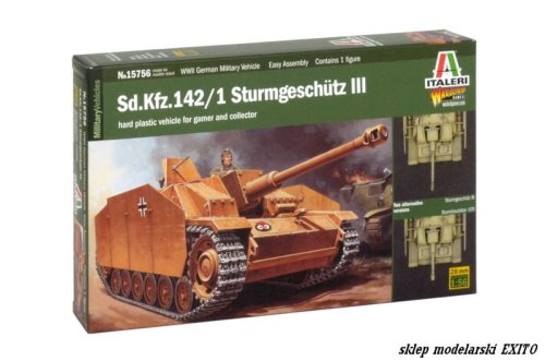 Przejdź do produktu ITALERI 15756 - 1:56 Sd.Kfz.142/1 Sturmgeschutz III