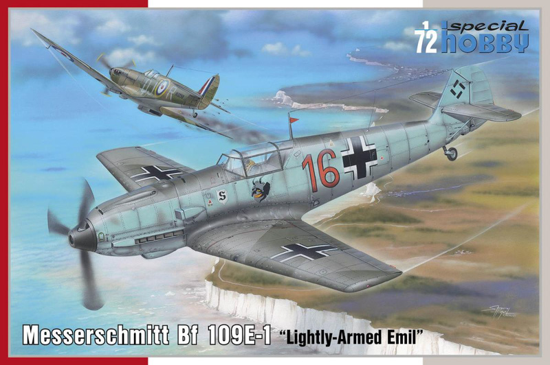 model samolotu messerschmitt bf-109 w skali 1/72