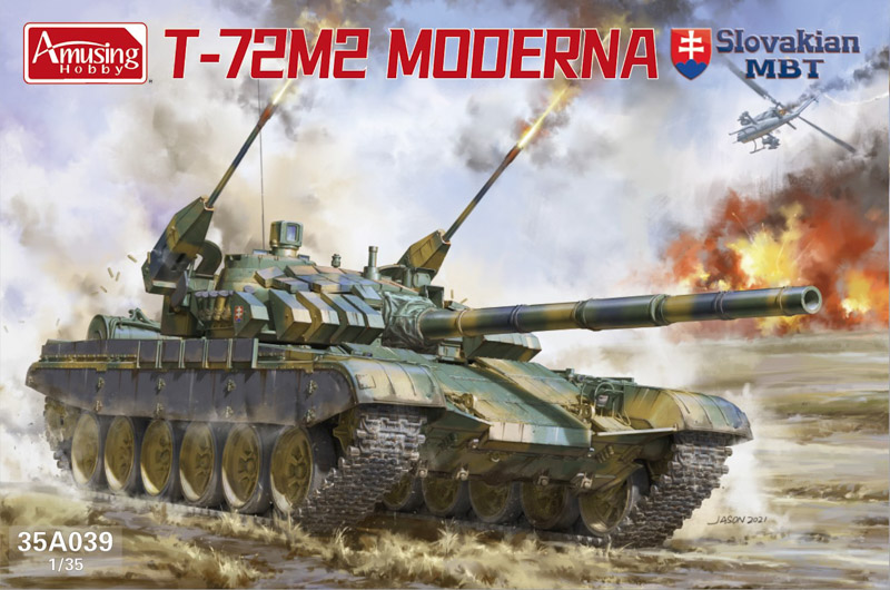t-72m2 słowacka modernizacja model