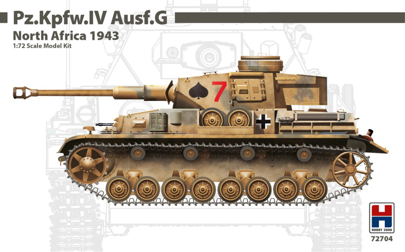 model czołgu niemieckiego pz.kpfw. IV afryka