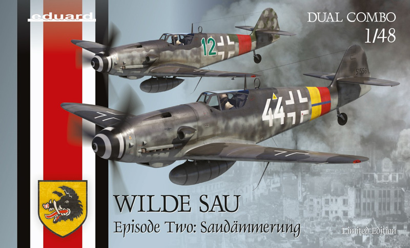 zestaw samolotów messerschmitt 109 w skali 1/48