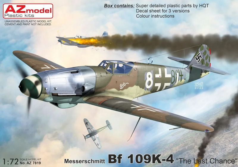 model samolotu bf-109k