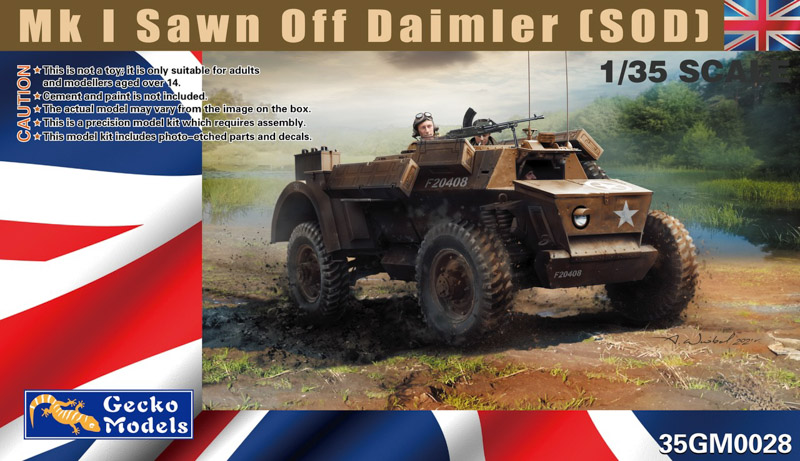 model samochodu pancernego daimler