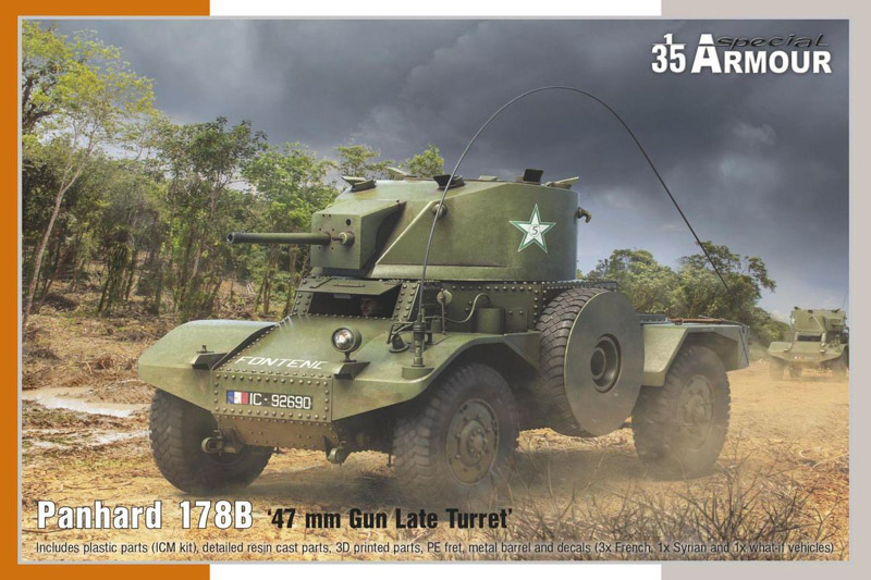 model samochodu pancernego panhard