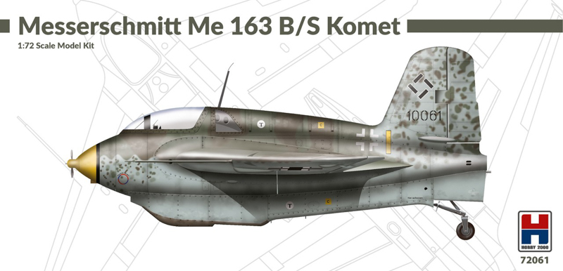 model samolotu me163 comet