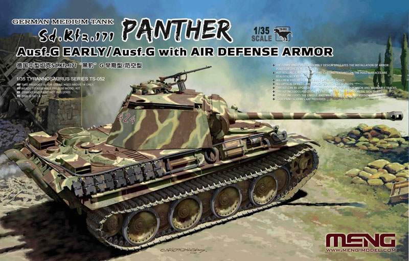 model czołgu pantera z firmy meng