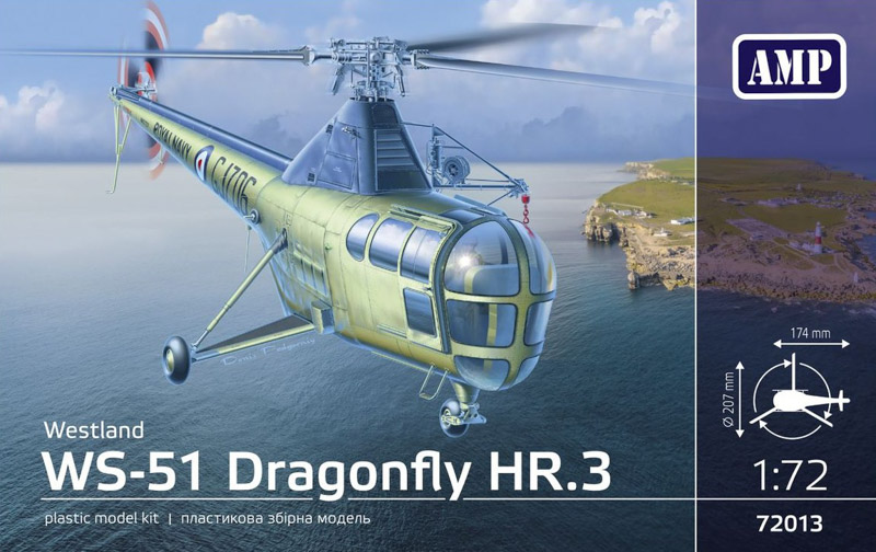 model śmigłowca westland dragonfly