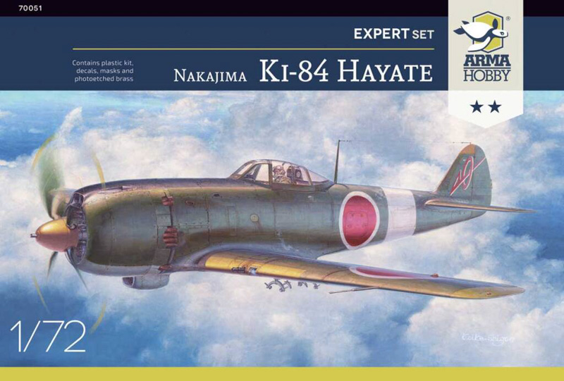 model samolotu ki-84 hayate