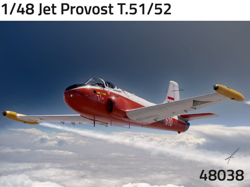 model samolotu jet provost