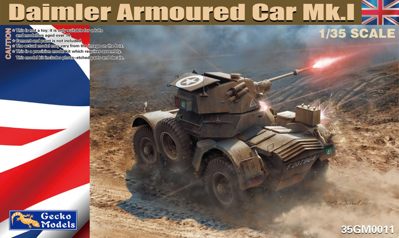 model samochodu pancernego daimler