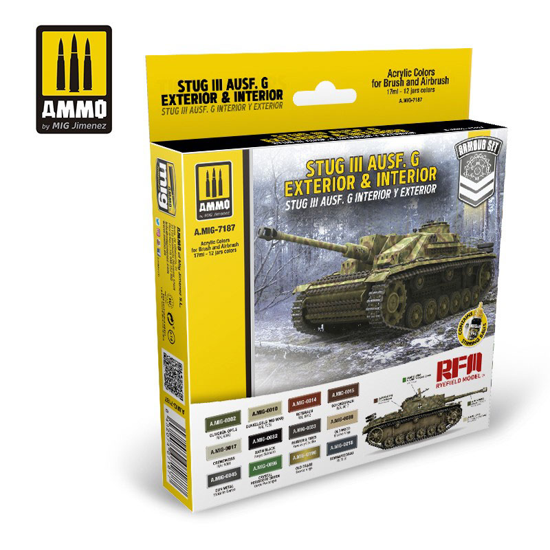 zestaw do malowania dział Stug