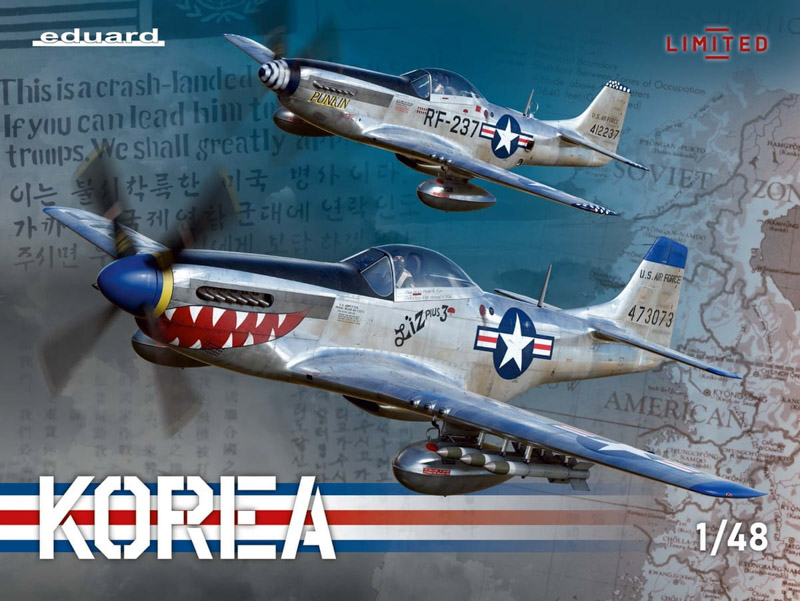 model samolotu mustang korea