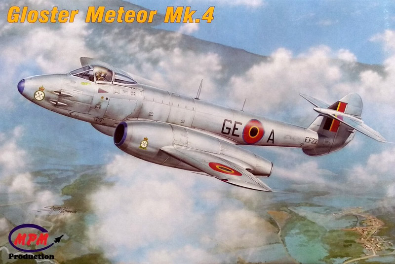 model do sklejania samolotu gloster meteor